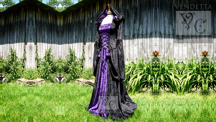 Violet-013 medieval dress